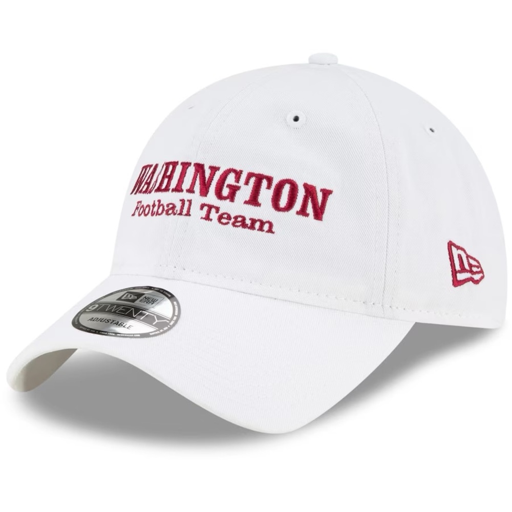 Washington Football Team New Era Adjustable Hat - White